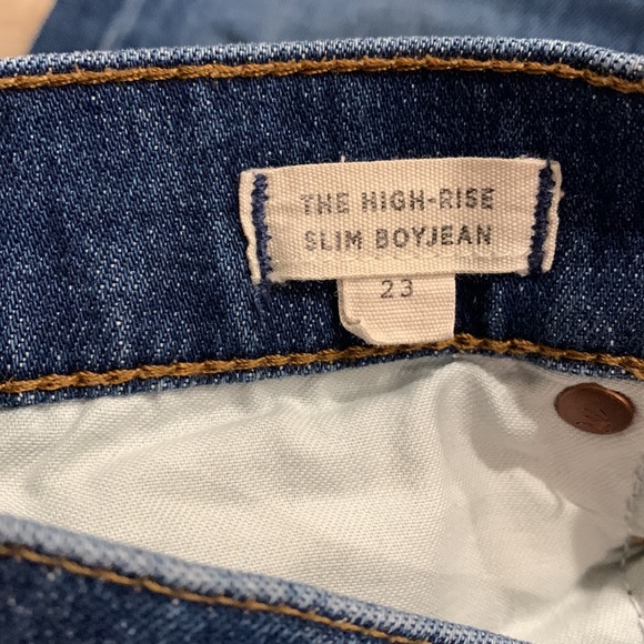 Madewell high-rise slim boyjean size 23 - Picture 3 of 6